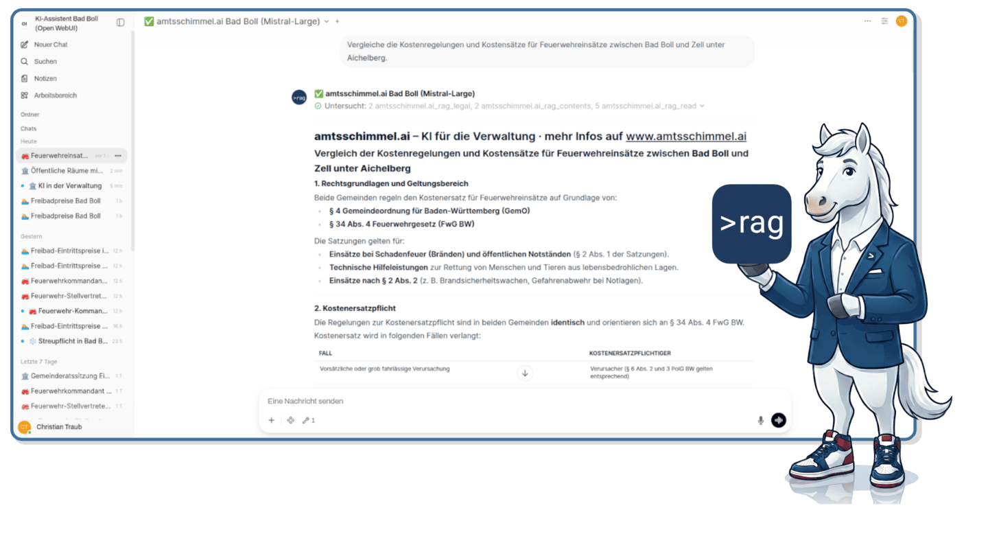amtsschimmel.ai — der digitale Amtsschimmel mit Ihrer Verwaltungs-Instanz